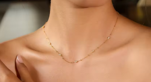 Marquise Pendant Chain