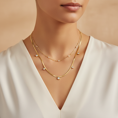 Marquise Pendant Chain