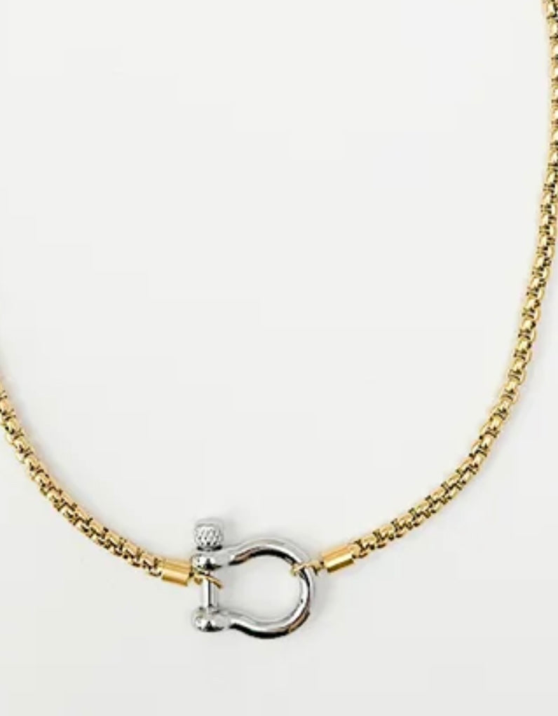 Horse-bit Link Necklace