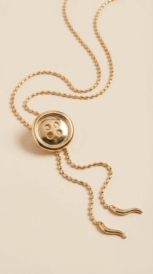 Atelier Button Bolo Necklace