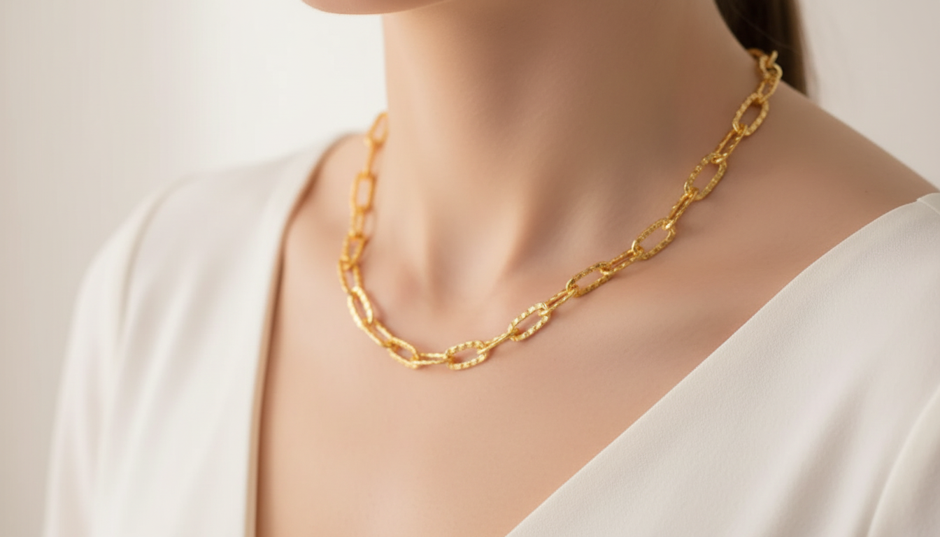 Fine Link Paper-Clip Chain