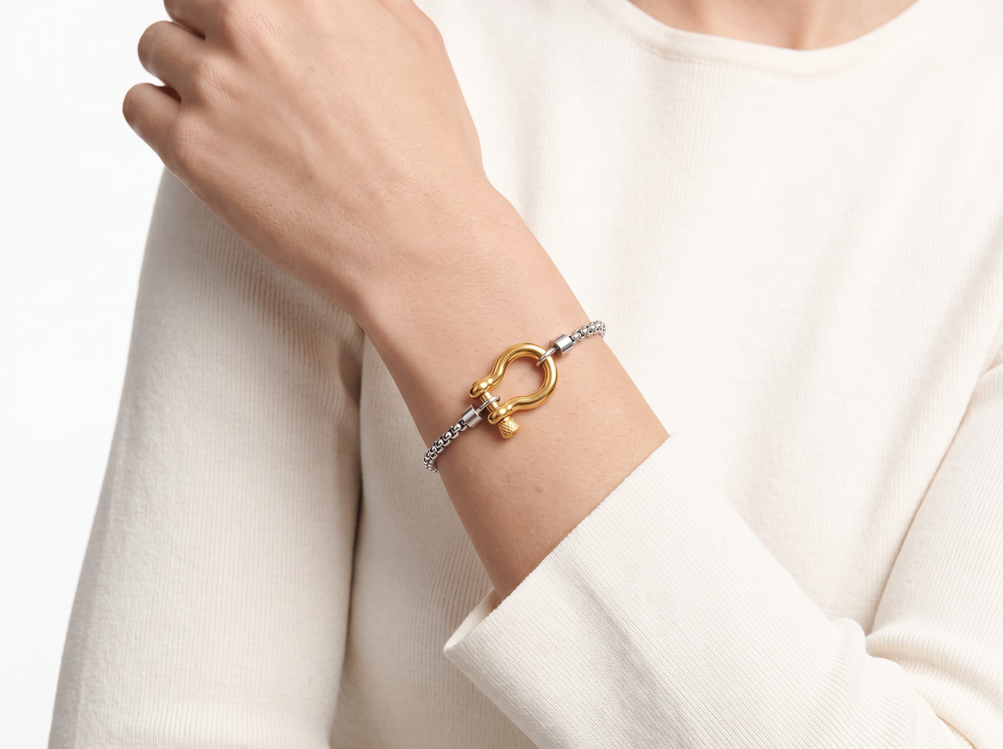 Horse-Bit Link Bracelet