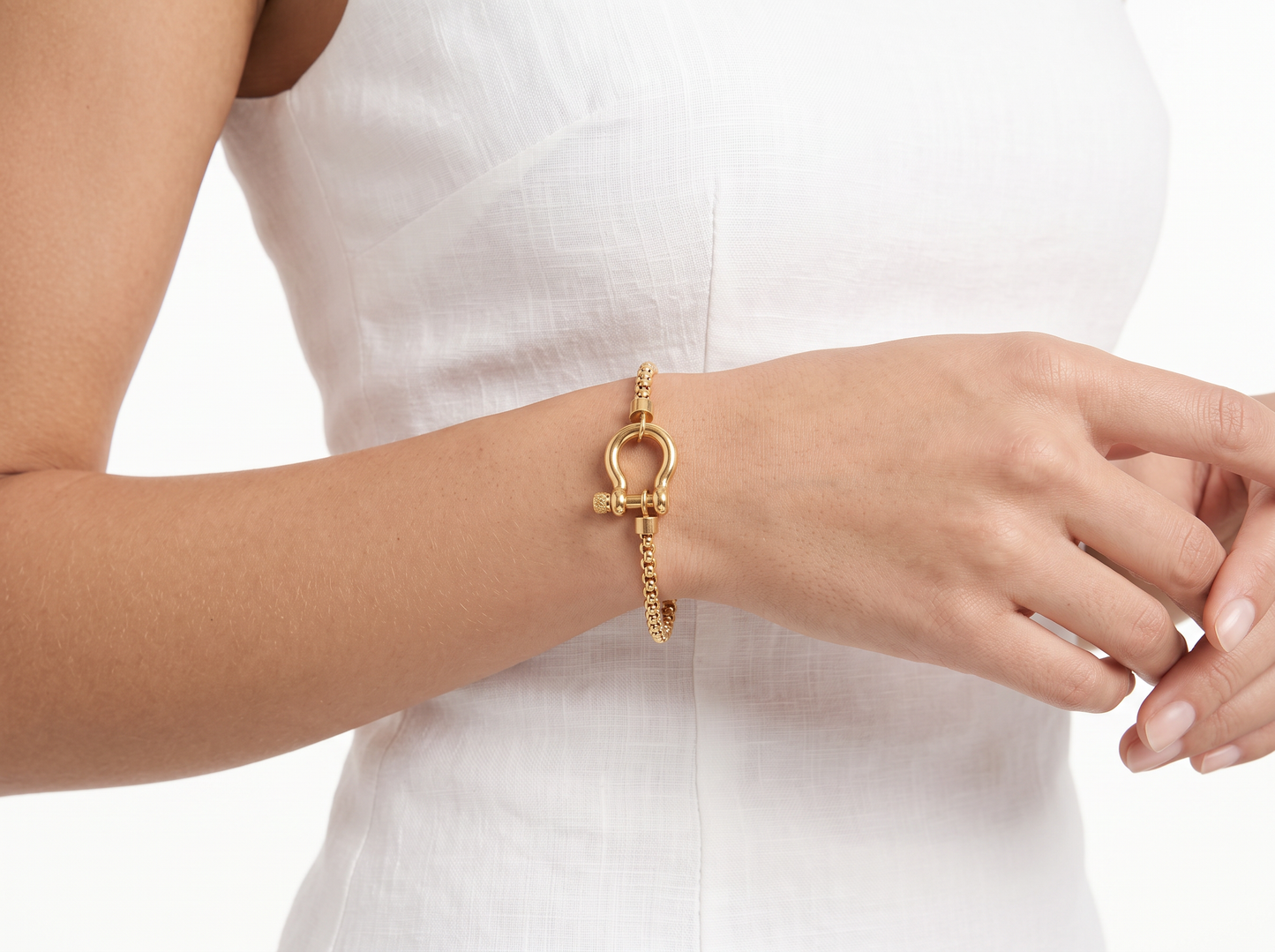 Horse-Bit Link Bracelet