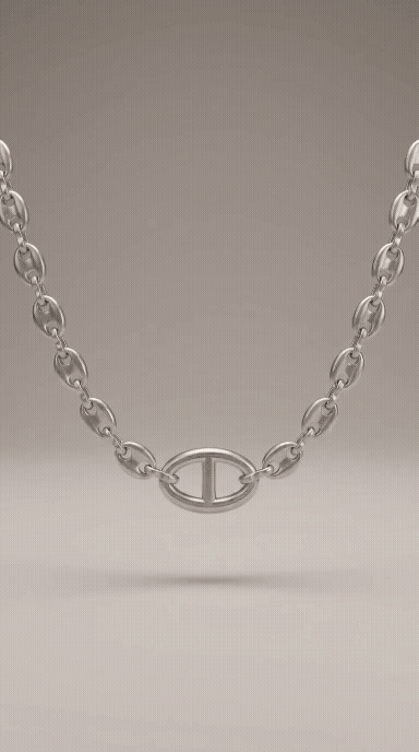 Coffee Bean Link Chain