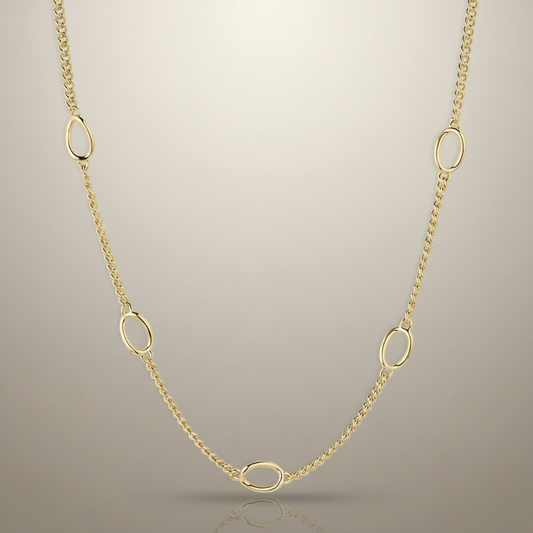 Open Link Charm Necklace