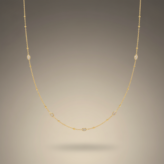 Marquise Pendant Chain